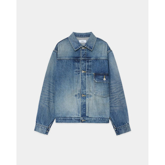 marka ORGANIC COTTON 13.5oz SELVEDGE DENIM TYPE-1 DENIM JACKET