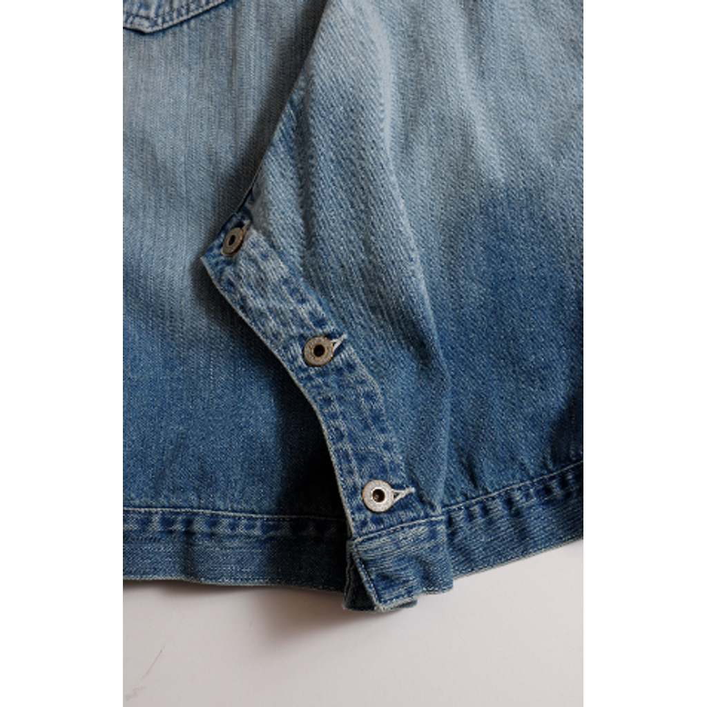 FDMTL FA26JK19U DENIM T-FORM JACKET 3YR WASH