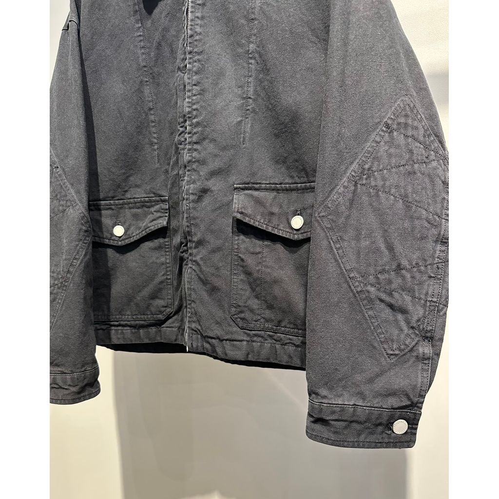 COMME des GARCONS HOMME COTTON PRODUCT PROCESSING BLOUSON – MAROON