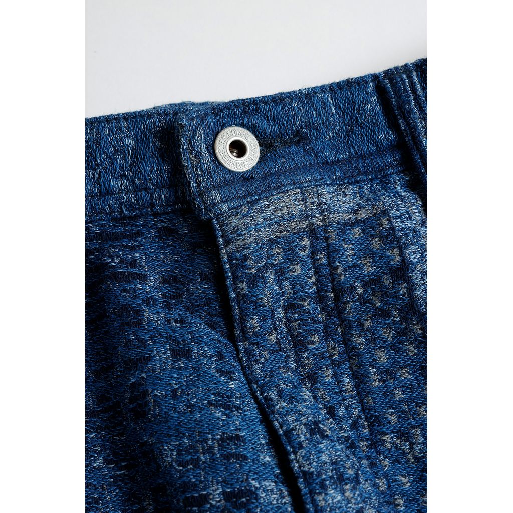 FDMTL BORO JAQUARD WIDE PANTS RINSE