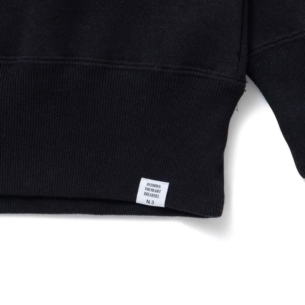 BEDWIN & THE HEARTBREAKERS L/S PRINTED C-NECK SWEAT "MAY"