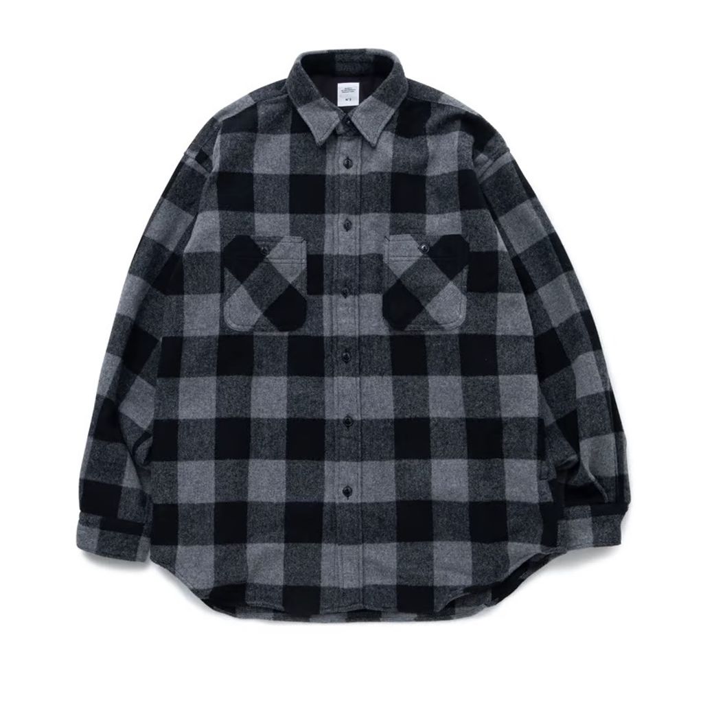BEDWIN & THE HEARTBREAKERS L/S BUFFLAO CHECK BIG SHIRT "BILLY"