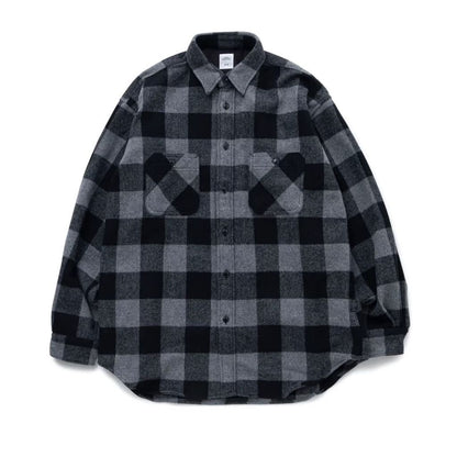 BEDWIN & THE HEARTBREAKERS L/S BUFFLAO CHECK BIG SHIRT "BILLY"