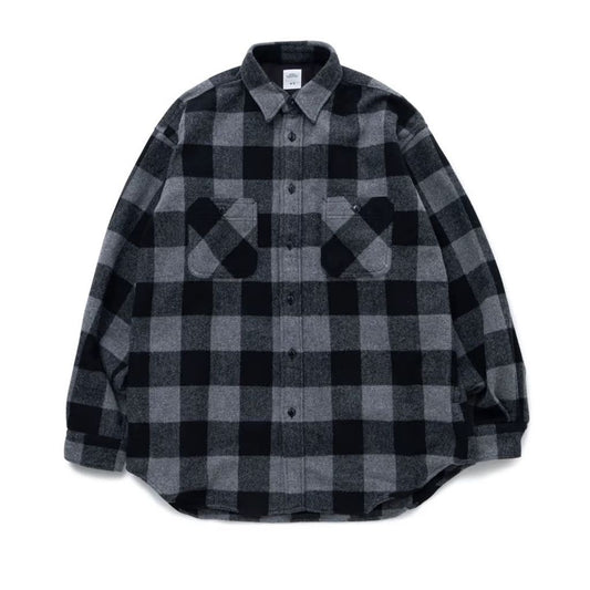 BEDWIN & THE HEARTBREAKERS L/S BUFFLAO CHECK BIG SHIRT "BILLY"