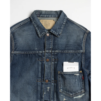 ANACHRONORM CONTEXT-005 FRONT TUCK DENIM JACKET(26 REMAKE)