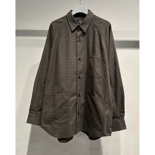COMME des GARCONS HOMME COTTON FLANNEL CHECK SHIRT
