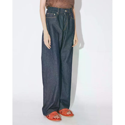 beautiful people left hand twill denim easy pants classic