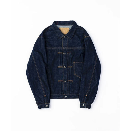 ANACHRONORM  FRONT TUCK DENIM JACKET INDIGO(ONE WASH)