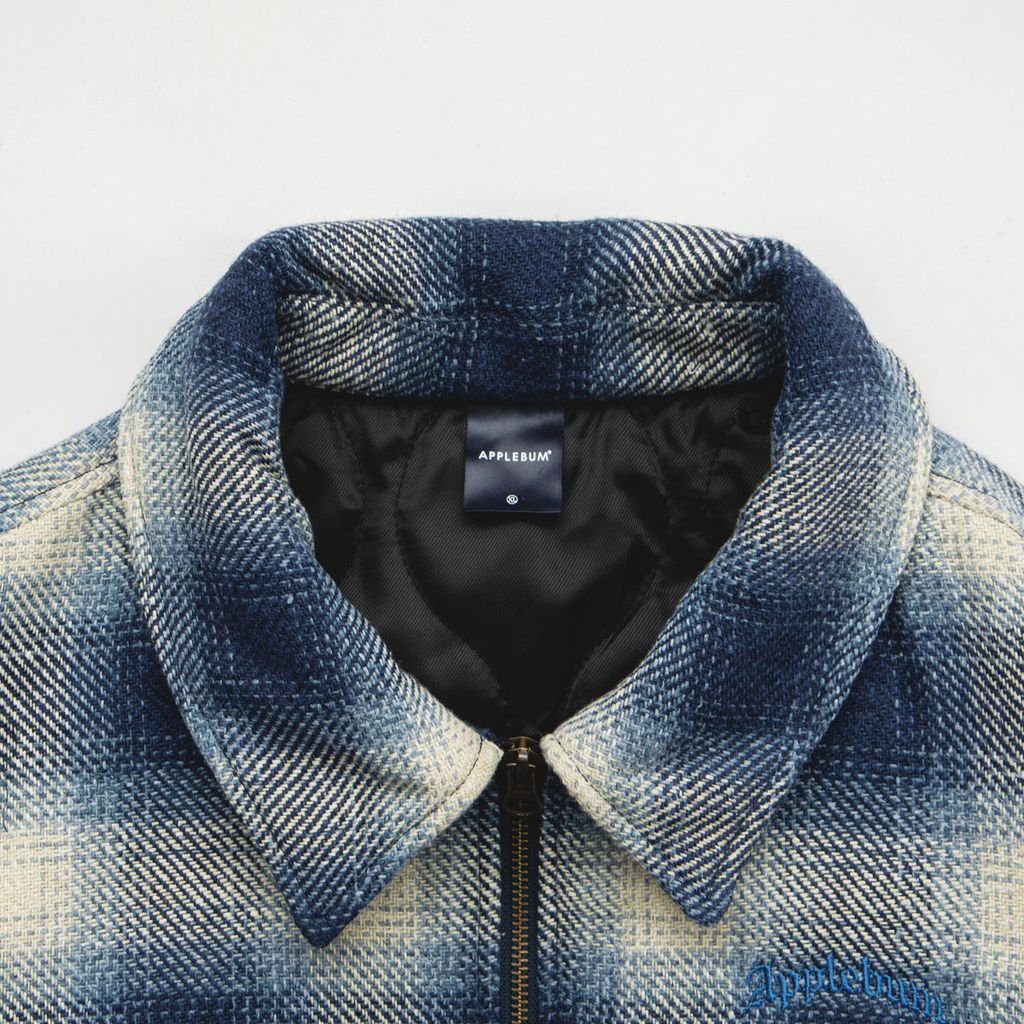 APPLEBUM OMBRE CHECK JACKET [NAVY/WHITE] / 2420615