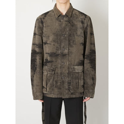 TAAKK MOLE JACQUARD DENIM BLOUSON