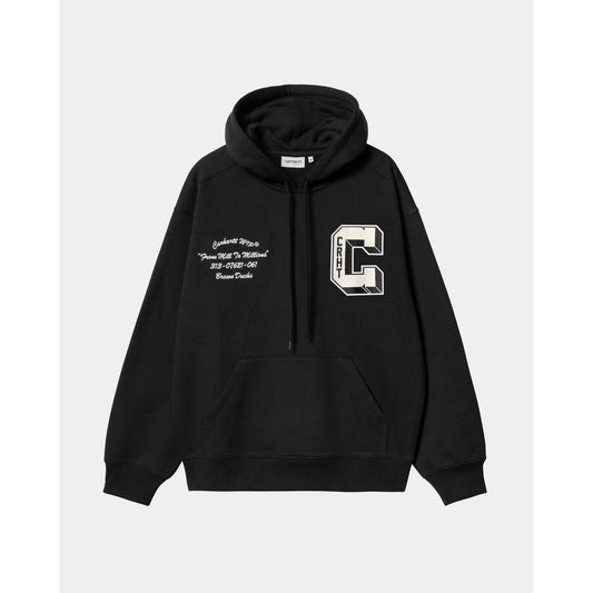 CARHARTT WIP  HOODED BROWN DUCKS SWEAT