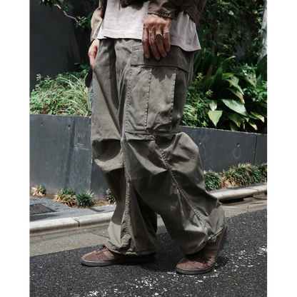 ANACHRONORM FADED CARGO EASY PANTS OLIVE