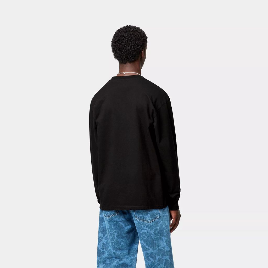 CARHARTT WIP  L/S AMERICAN SCRIPT T-SHIRT