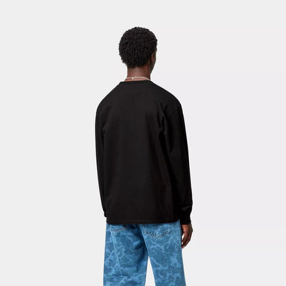 CARHARTT WIP  L/S AMERICAN SCRIPT T-SHIRT