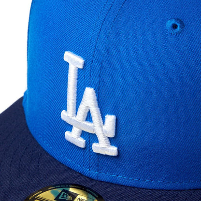 NEW ERA  59FIFTY Powered by GORO NAKATSUGAWA(min-nano) ロサンゼルス・ドジャース スエットバンドブルーバイザー ライトネイビー
