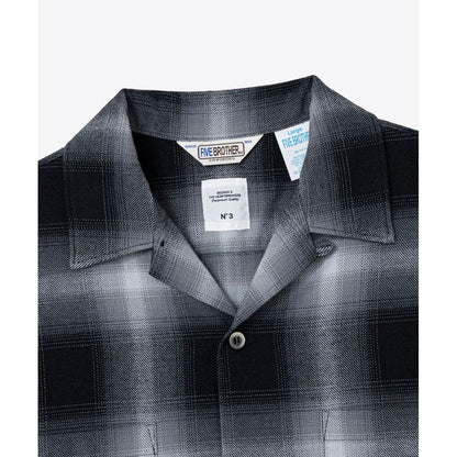 BEDWIN & THE HEARTBREAKERS FIVE BROTHER Ex. L/S CHECK SHIRT "VIN"