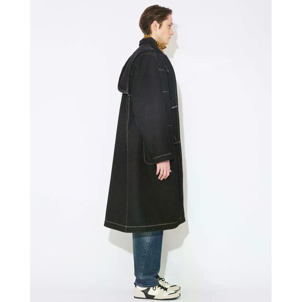 beautiful people coinside reversible herringbone bonding coat