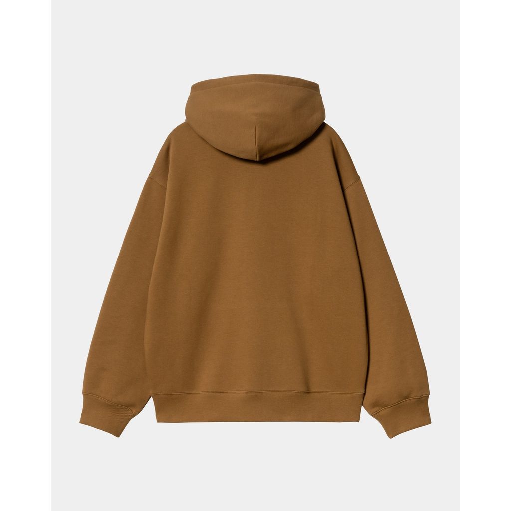 CARHARTT WIP  HOODED BROWN DUCKS SWEAT