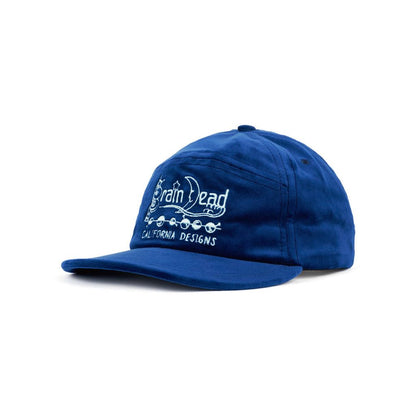 BRAIN DEAD  Velveteen Curved Front 6 Panel Hat