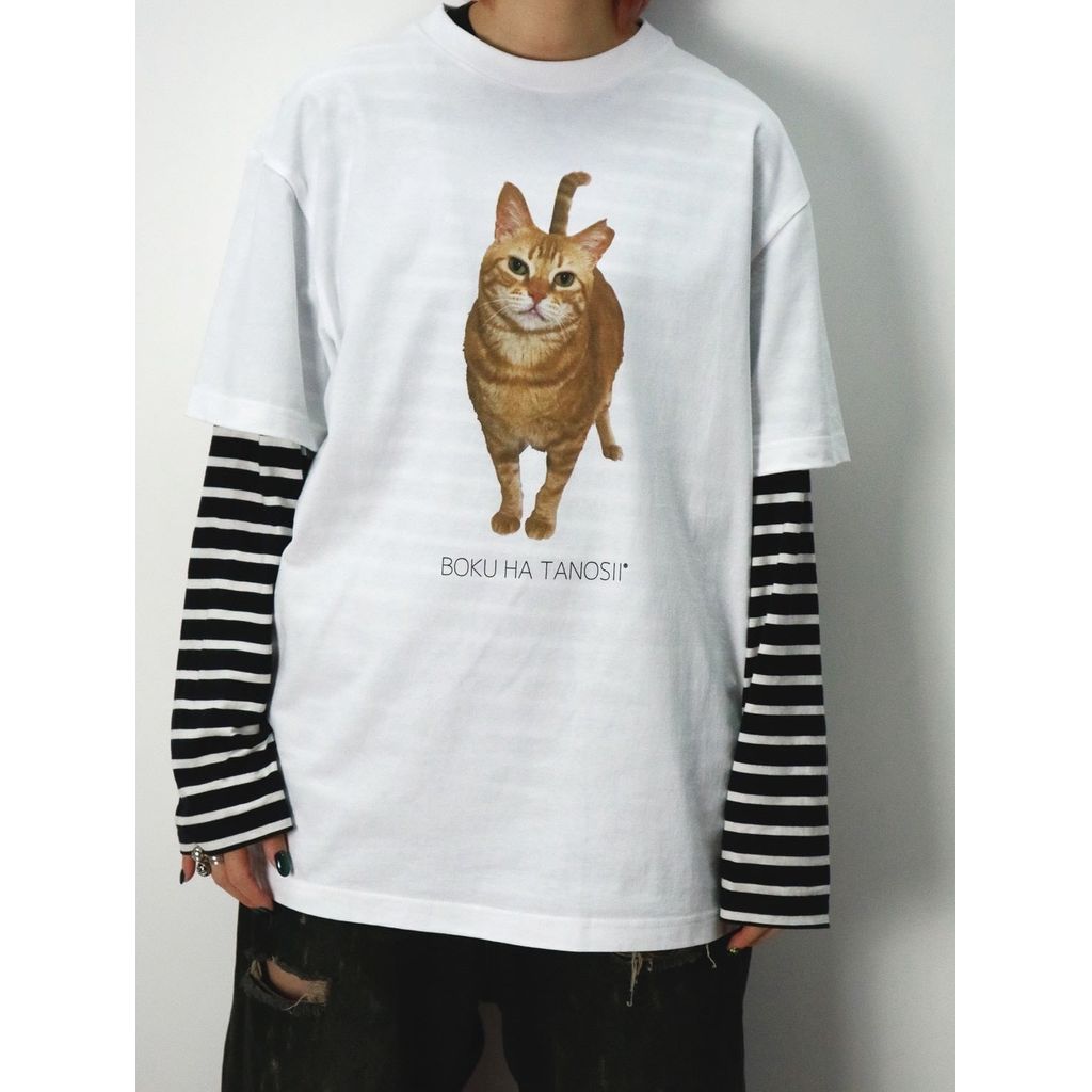 BOKU HA TANOSII Science Photo Tee / HOUSE CAT