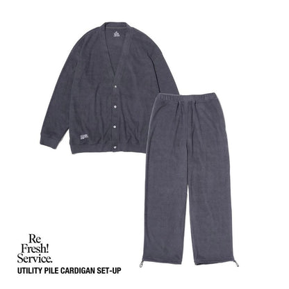 ReFresh!Service. "UTILITY PILE CARDIGAN SET-UP"