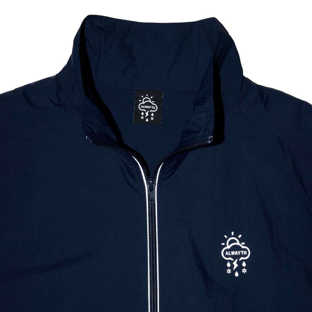 ALWAYTH / TRAINING JACKET ＆ PANTS SET / REFLECT PRINTED / NAVY