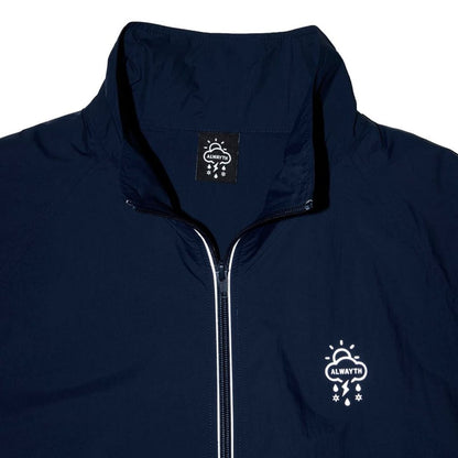 ALWAYTH / TRAINING JACKET ＆ PANTS SET / REFLECT PRINTED / NAVY