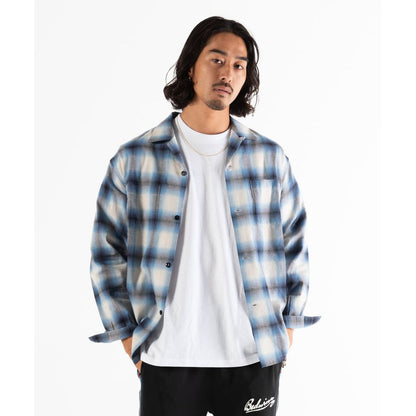 BEDWIN & THE HEARTBREAKERS FIVE BROTHER Ex. L/S CHECK SHIRT "VIN"