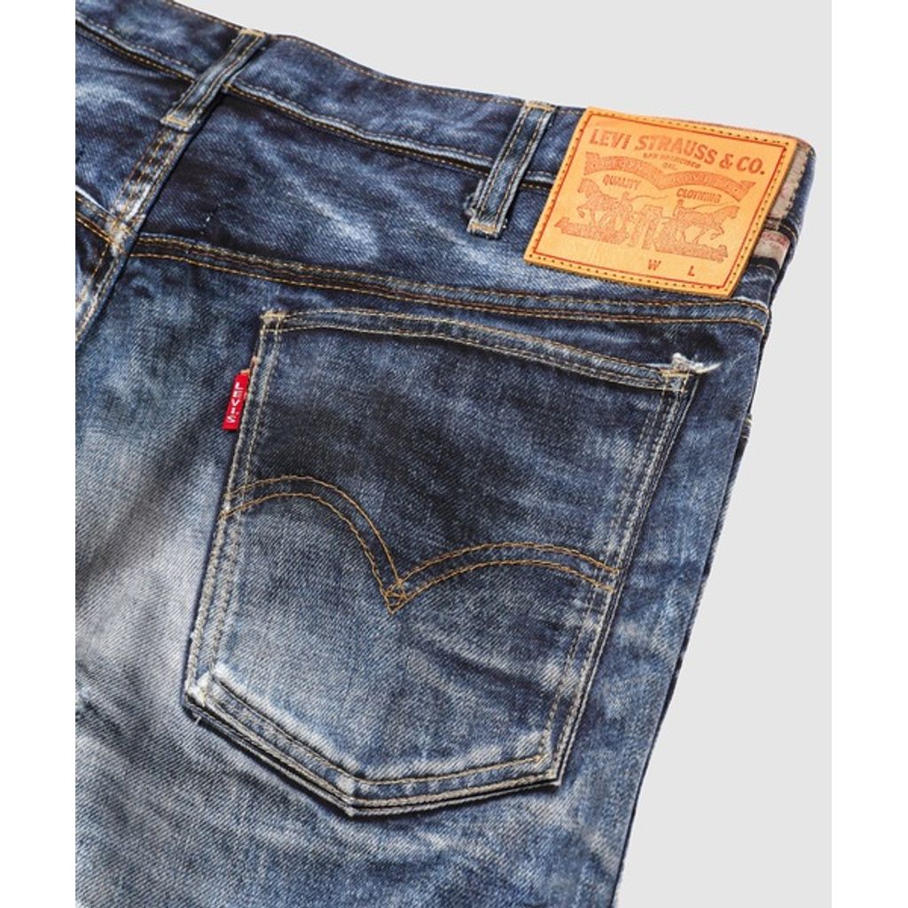 eYe JUNYA WATANABE MAN 『BerBerJin』×『Levi's』TRIPLE NAME PRINT DENIM PANTS《607E MODEL》