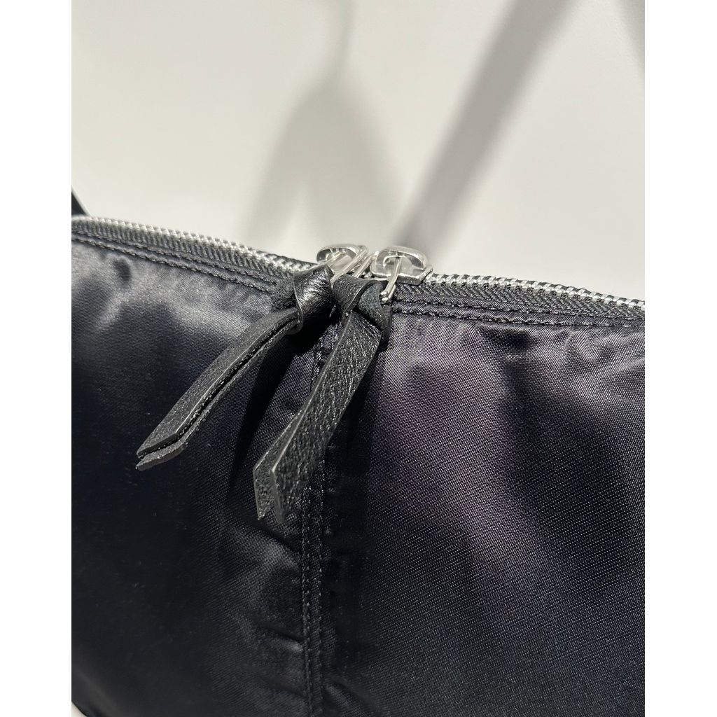 COMME des GARCONS HOMME COTTON NYLON TWILL SHOULDER BAG（BLACK