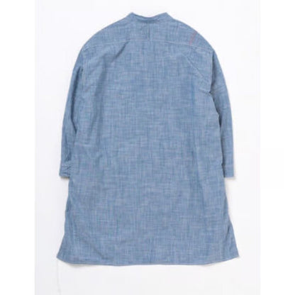 anachronorm HALF SLEEVE PULLOVER SHIRT INDIGO