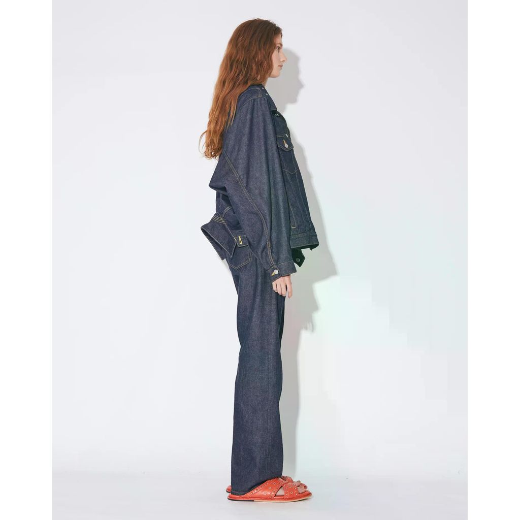 beautiful people double-end left hand twill denim blouson