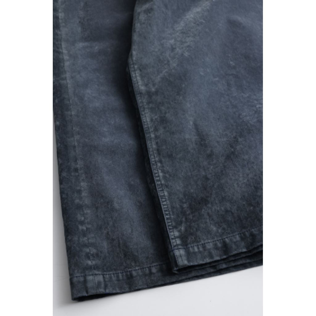 FDMTL FA26PN54U FLOCK LEATHER HAKAMA PANTS 3YR WASH