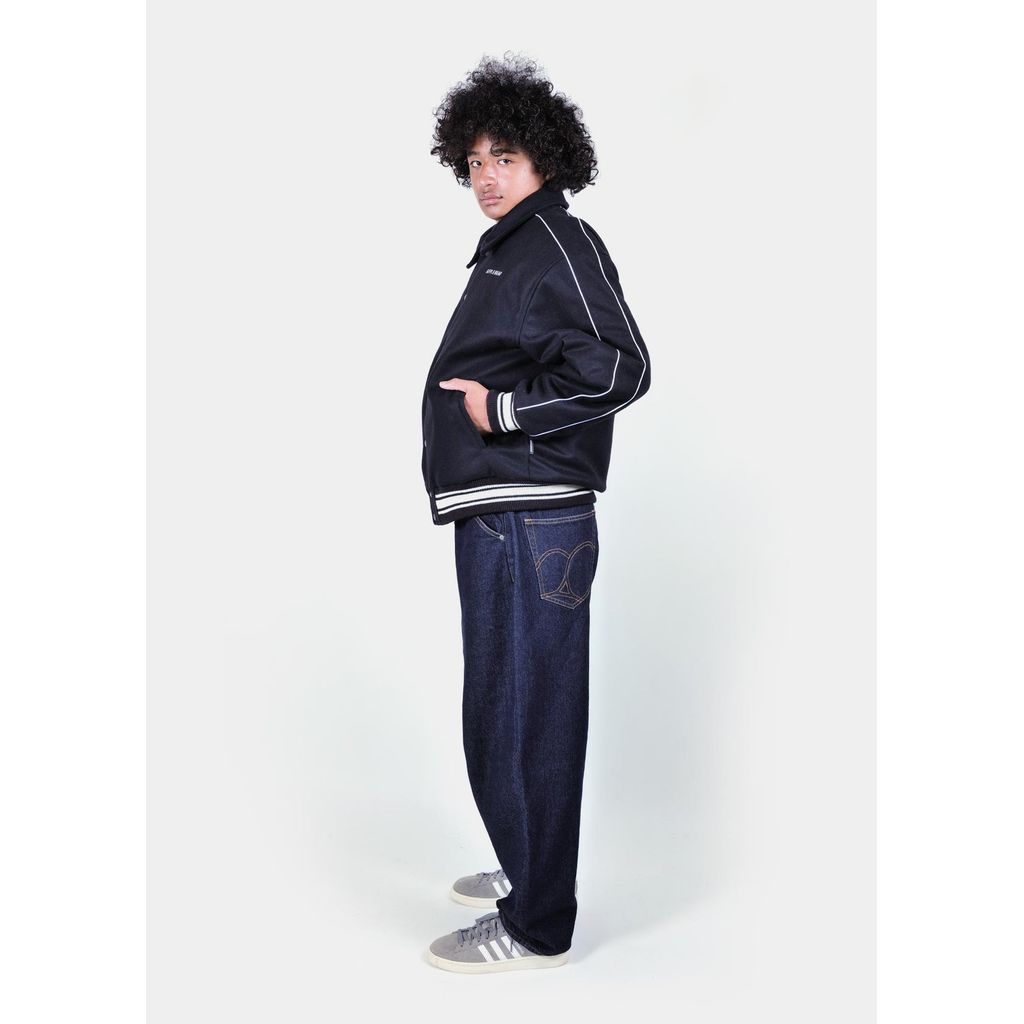 APPLEBUM COLLARED MELTON STADIUM JACKET / 2520604