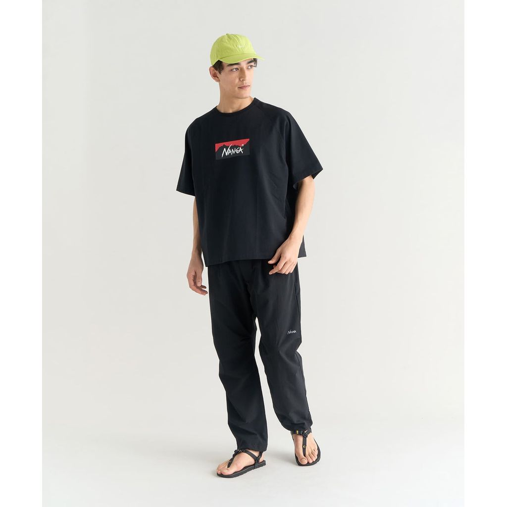 NANGA  ECO HYBRID BOX LOGO LOOSE FIT TEE(UNISEX)