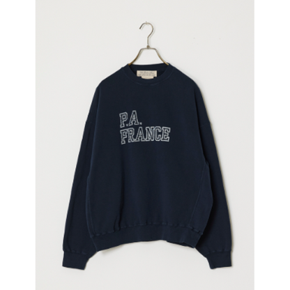 REMI RELIEF SP加工3飛び裏毛クルー(P.A. FRANCE)
