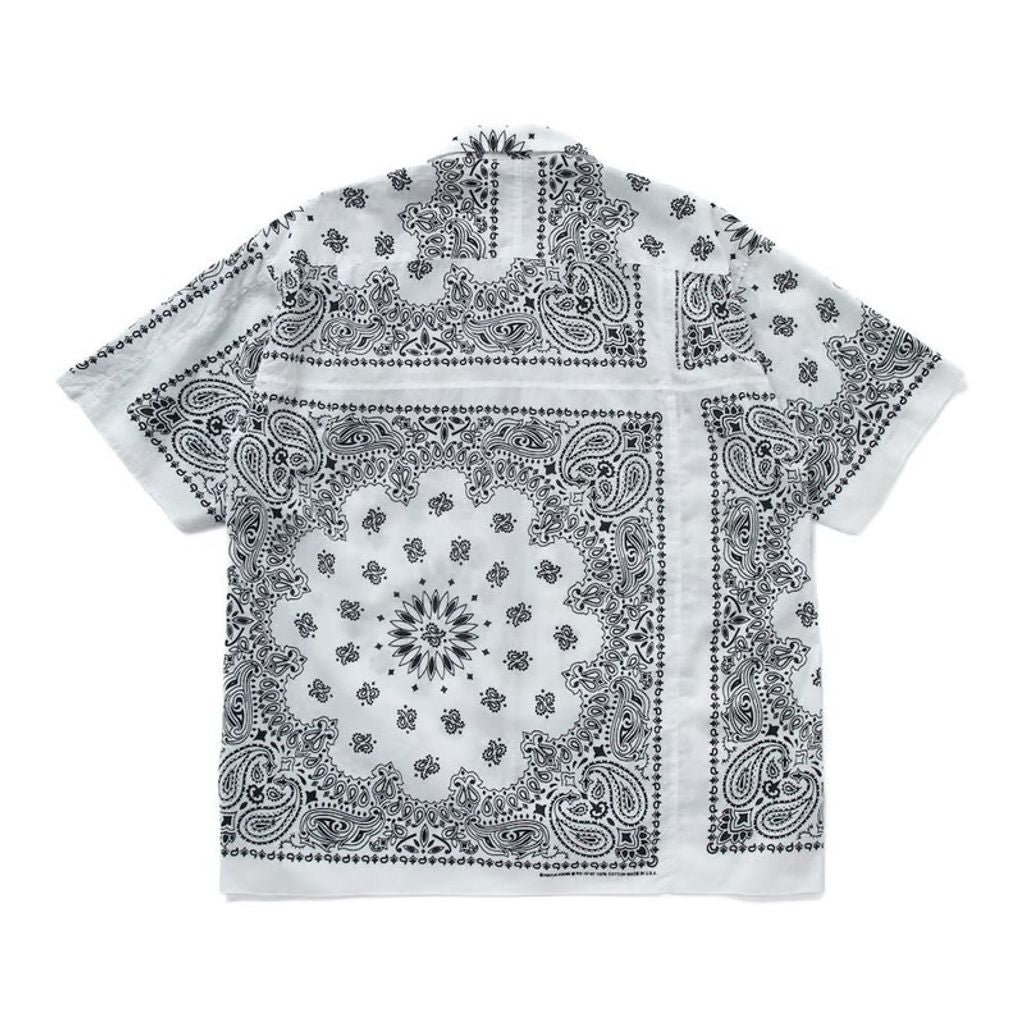 BEDWIN & THE HEARTBREAKERS S/S PATCH WORKED BANDANA SHIRT "MONK"