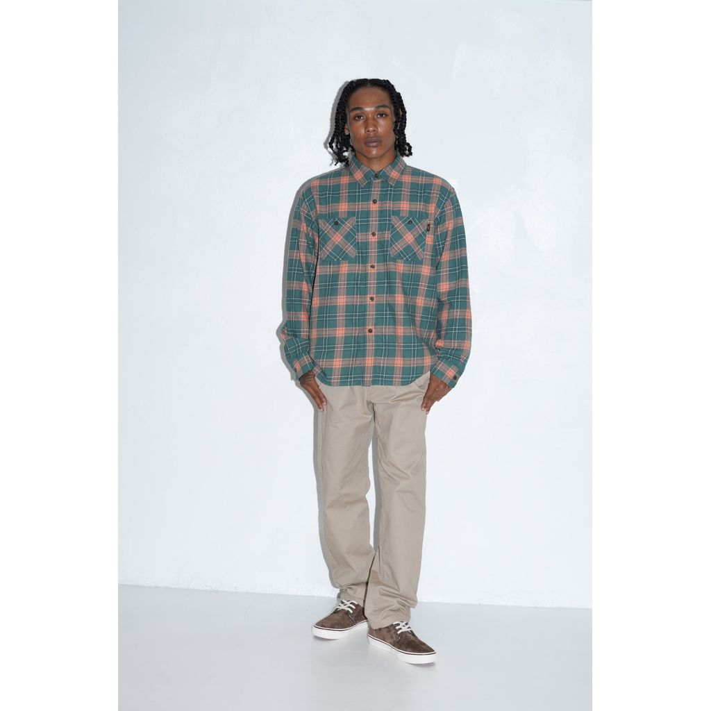 RATS COTTON LINEN CHECK SHIRT
