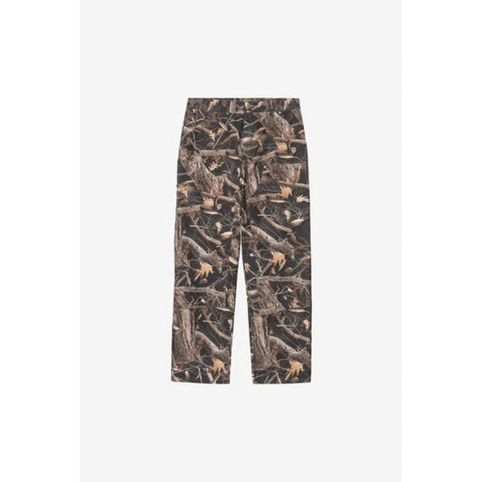 CARHARTT WIP Double Knee Pant(Black Camo Feather Tree)