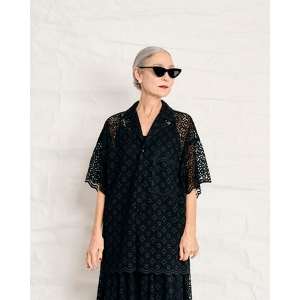 THOMAS MAGPIE Lace shirt