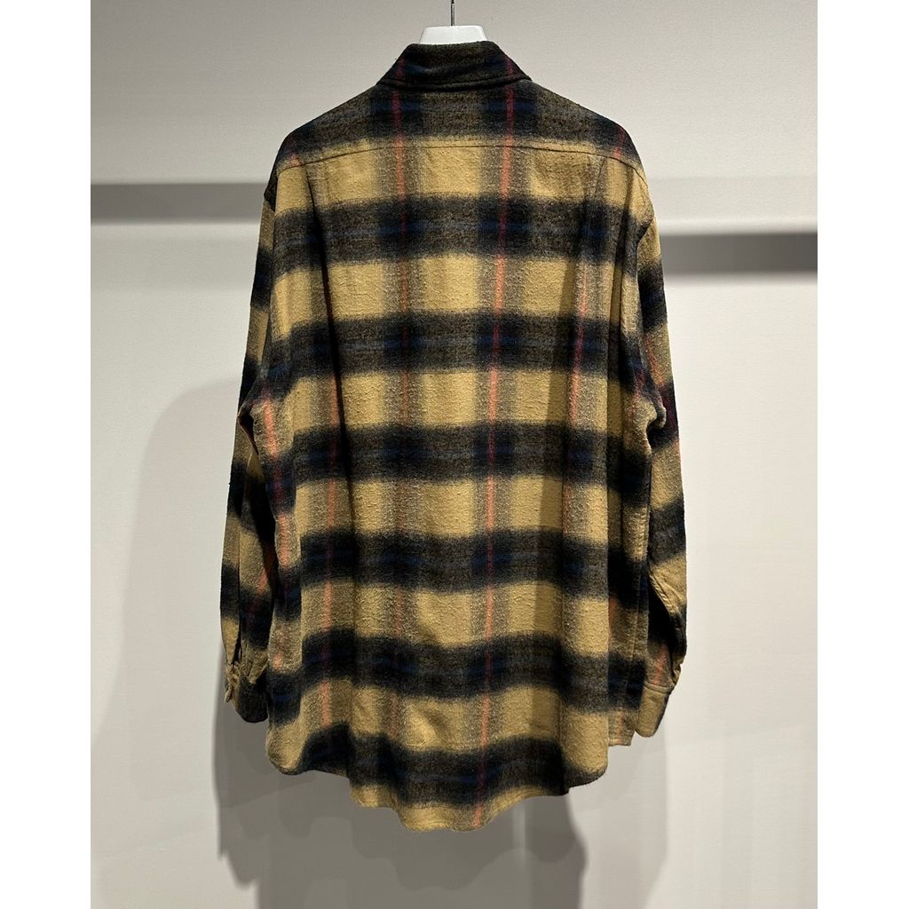 blurhms Cotton Rayon Ombre Work Shirt L/S