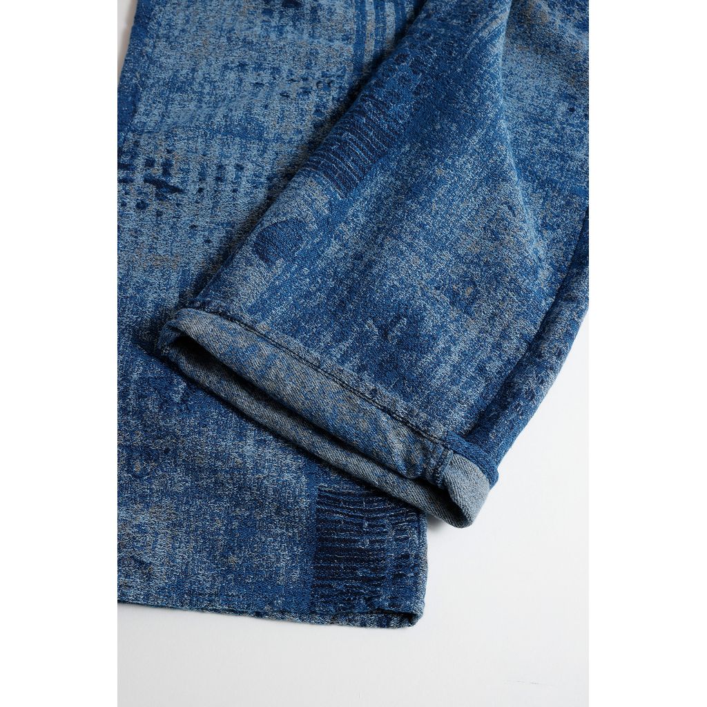 FDMTL BORO JAQUARD WIDE PANTS RINSE