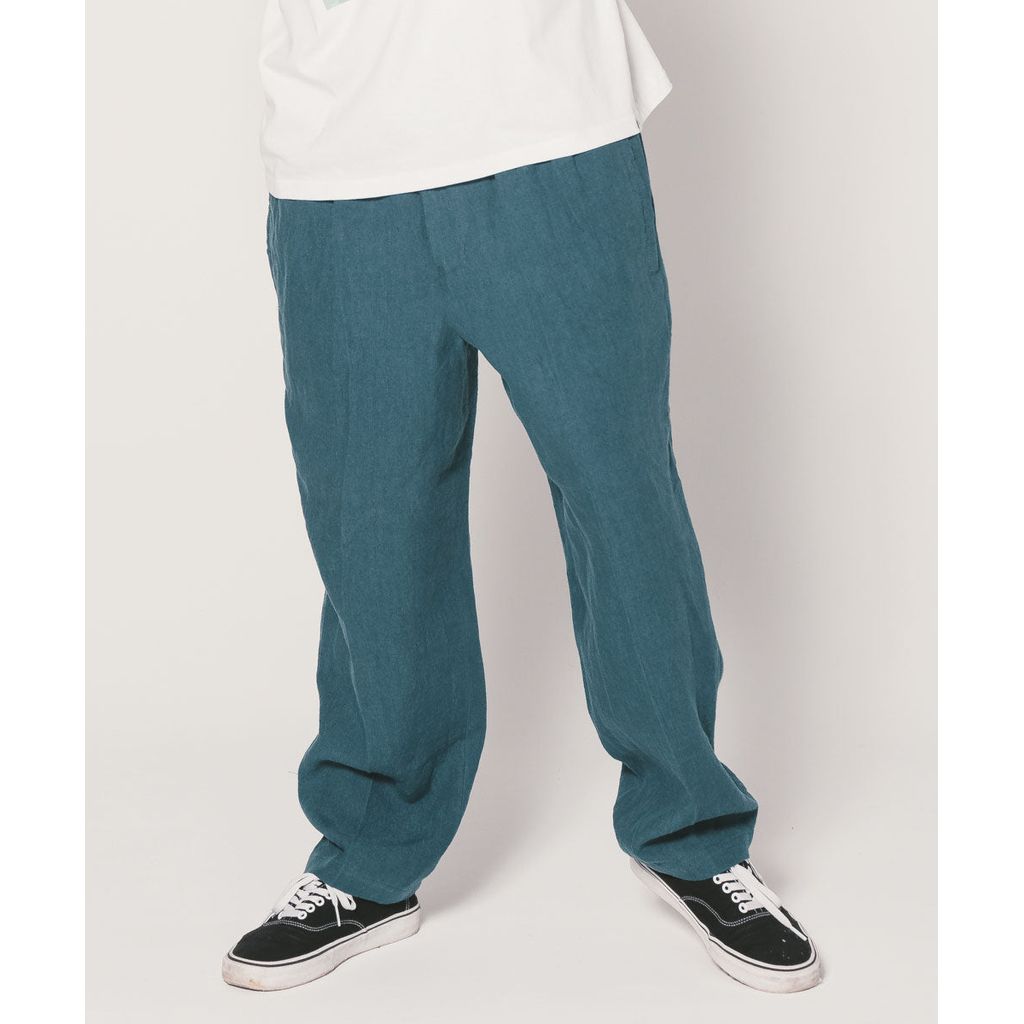 BEDWIN & THE HEARTBREAKERS 10L LINEN WIDE PANTS "WYLER"