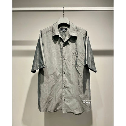 COMME des GARCONS HOMME コットンエステルブロード 製品加工 シャツ（CHARCOAL）