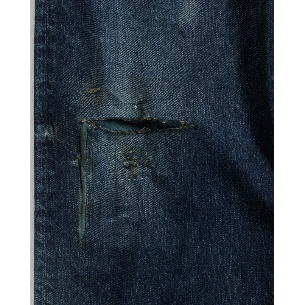 ANACHRONORM REMAKED WIDE 5P DENIM PANTS DARK INDIGO