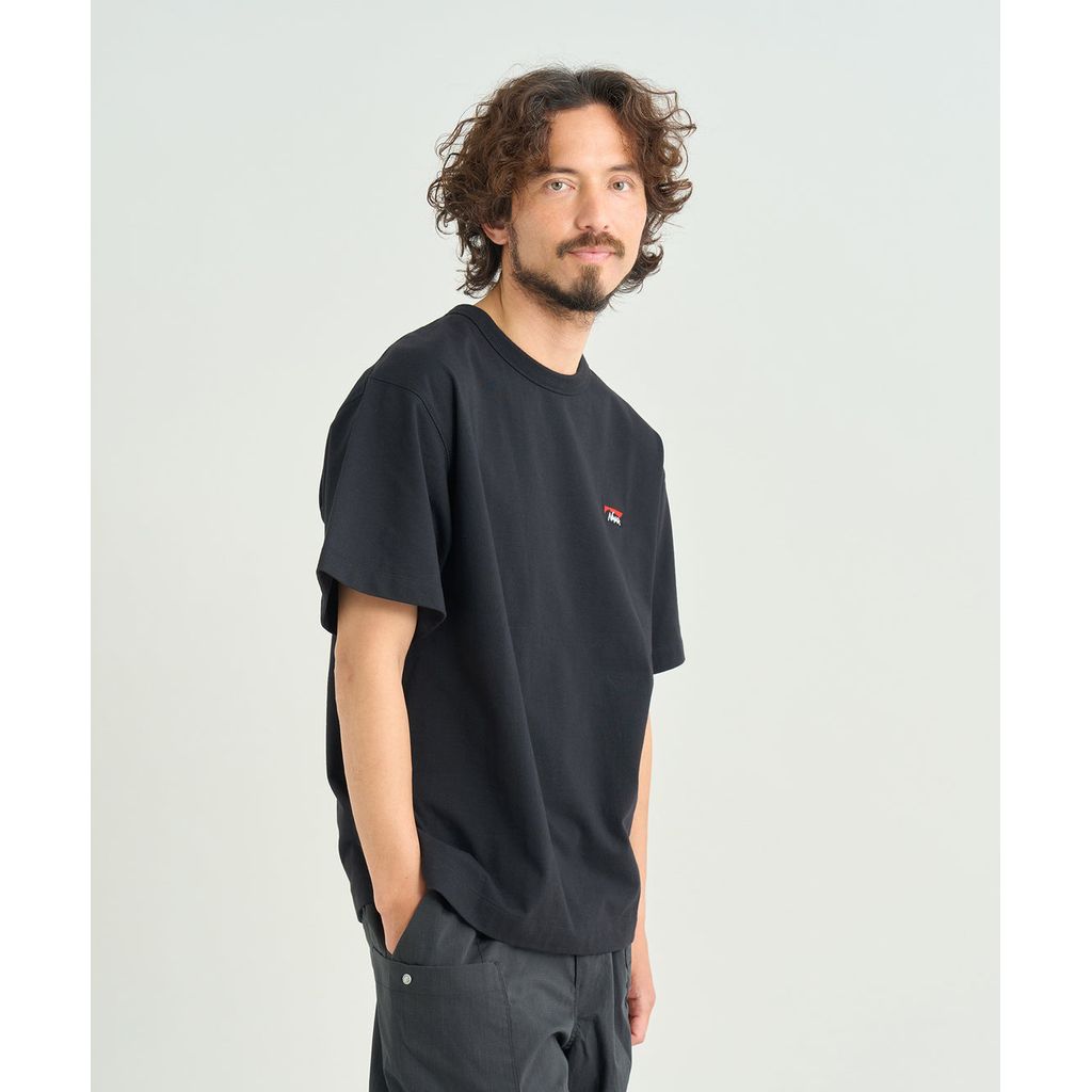 NANGA ECO HYBRID BOX LOGO EMBROIDERY TEE