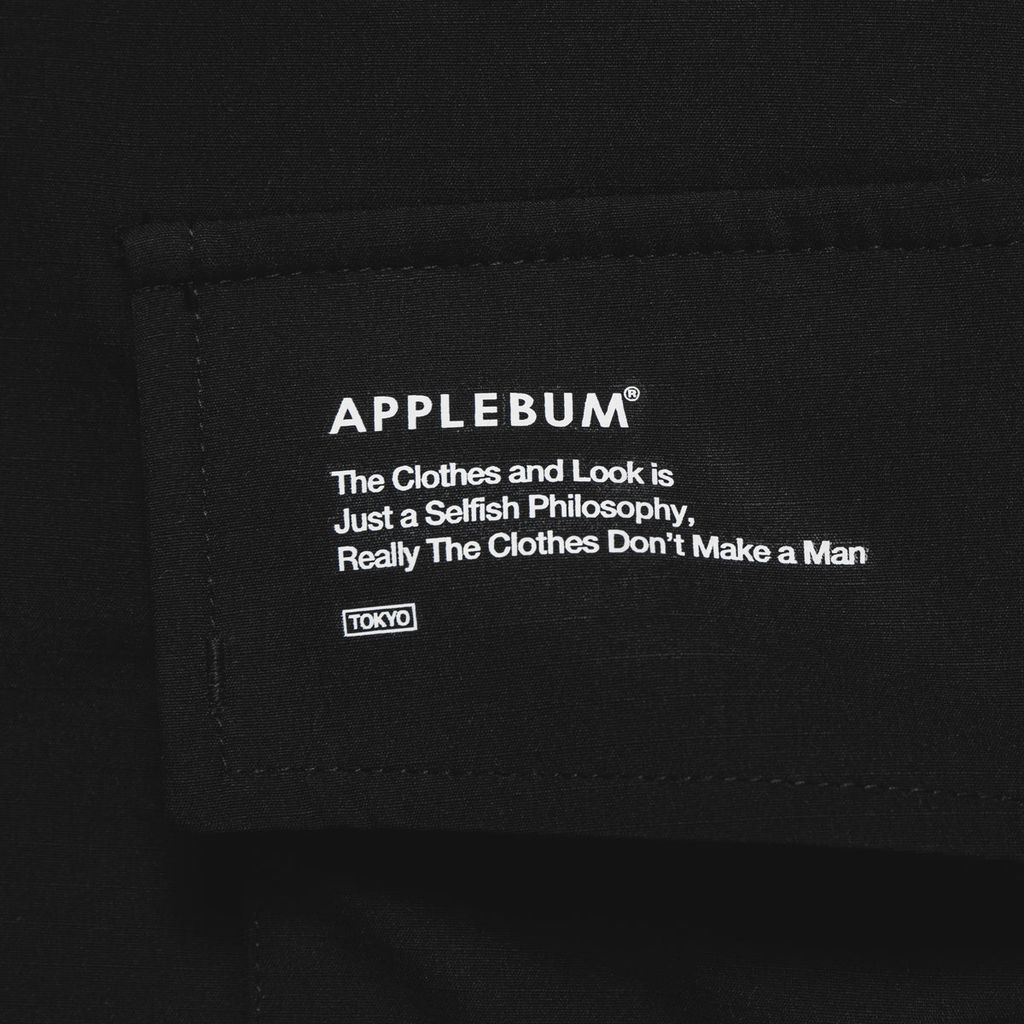 APPLEBUM MILITARY SHIRT JACKET [BLACK] / 2420617