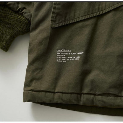 FreshService "WEATHER CLOTH FLIGHT JACKET"
