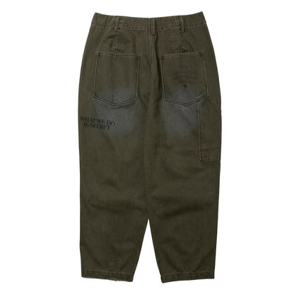 Liberaiders HANDWRITING PRINT CHINO SARROUEL PANTS
