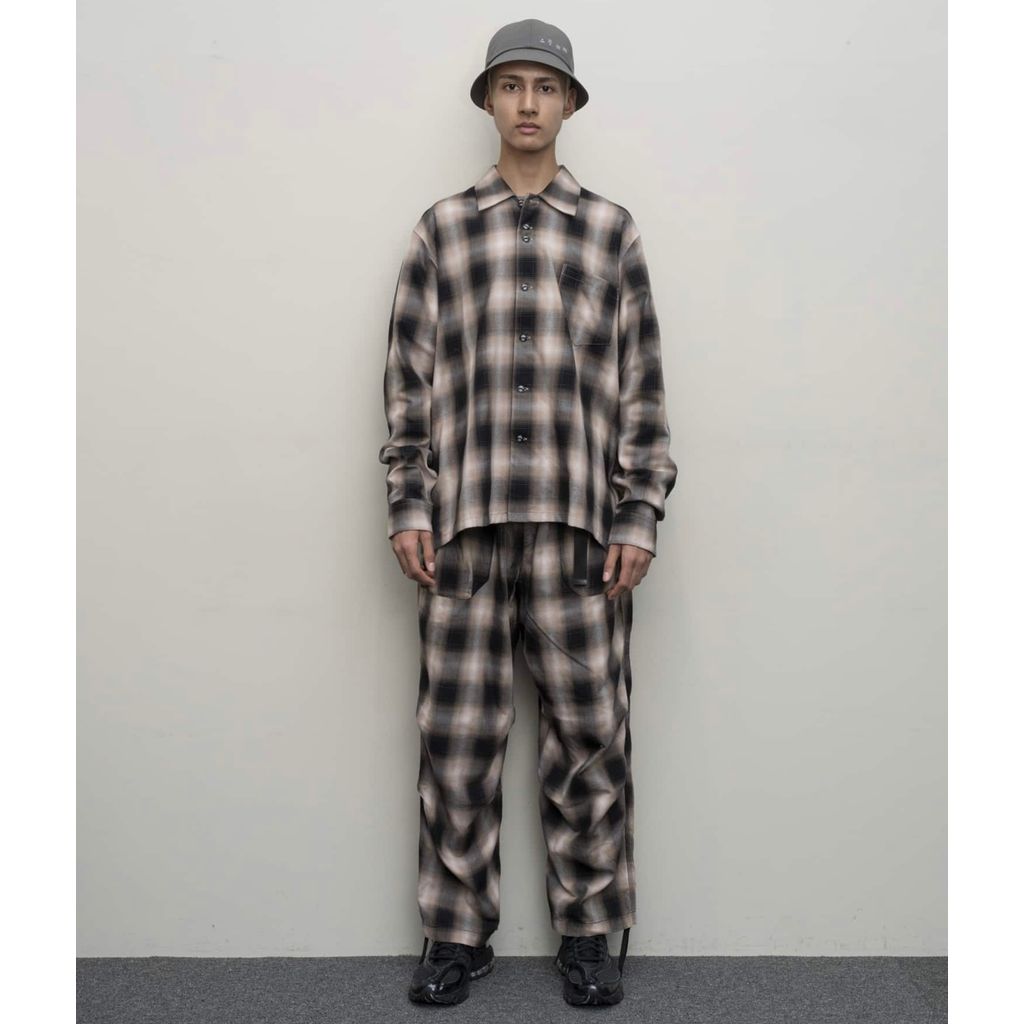 bal PLAID WIDE MOUNTAIN PANT